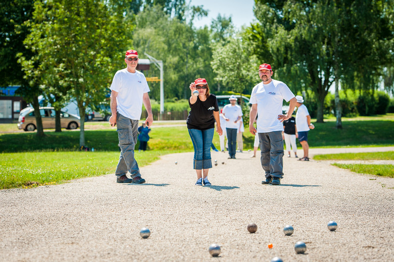 Moment de détente avec la pétanque